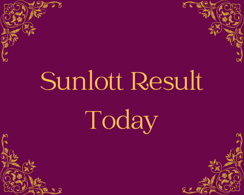 Sunlott Result Today